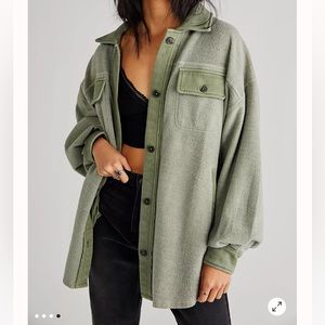 Free People Ruby Jacket in Jaded size S NWT